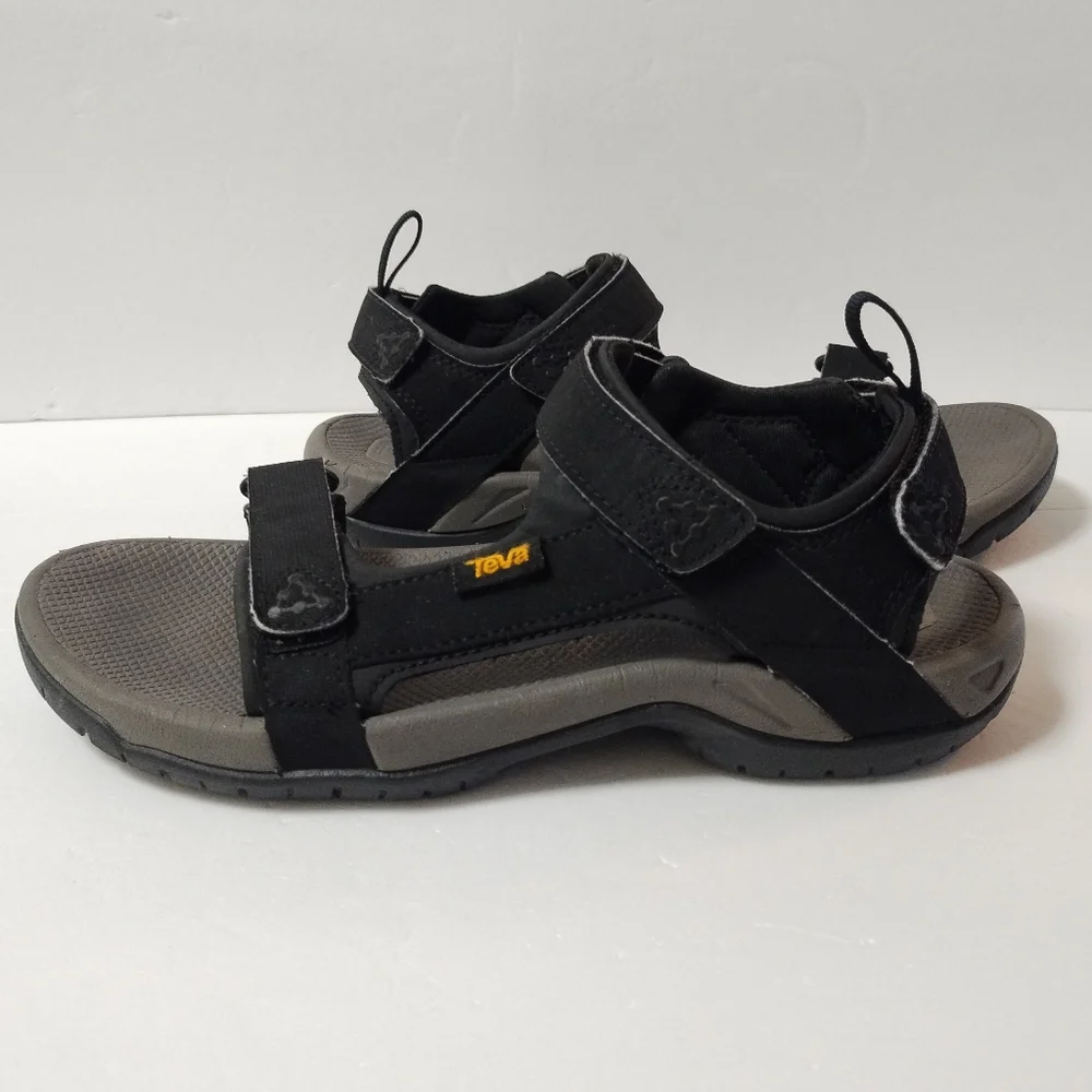 Teva Meacham Trail  Black Slingback Hiking Sandals Men’s Size 8